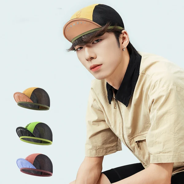 Rockbros Cycling Cap with Visor, Helmet Cover - Yelloweng