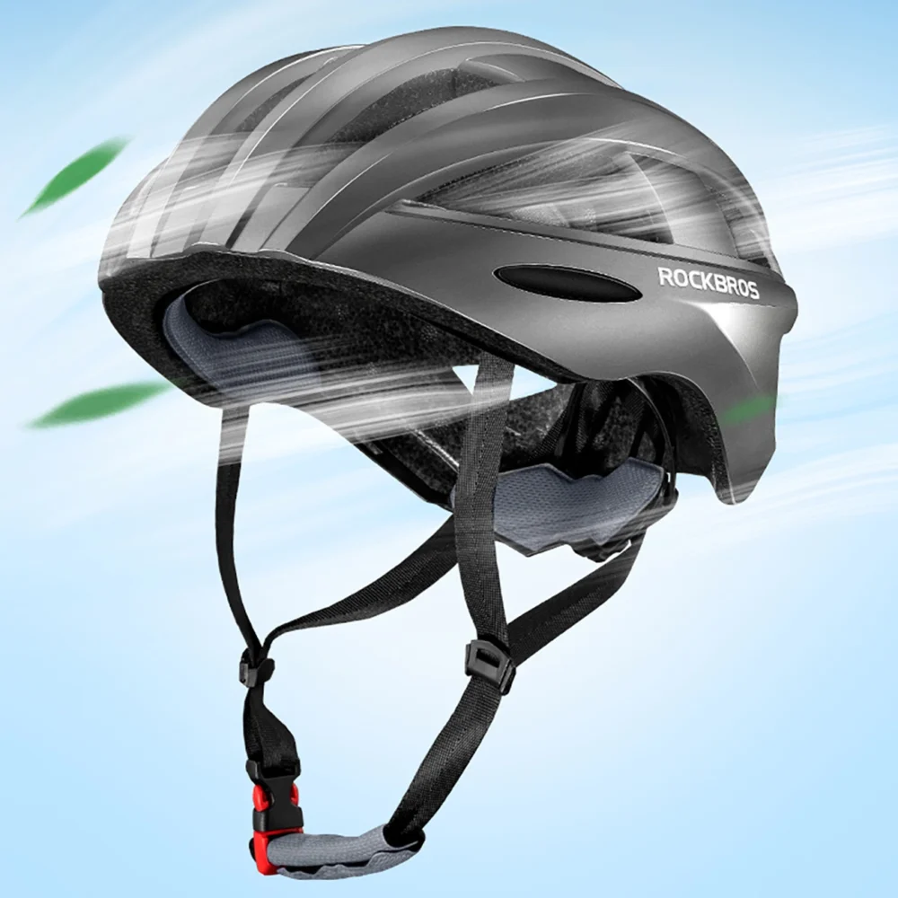 Rockbros Bike Helmet with Built-in Light - Pinkeng