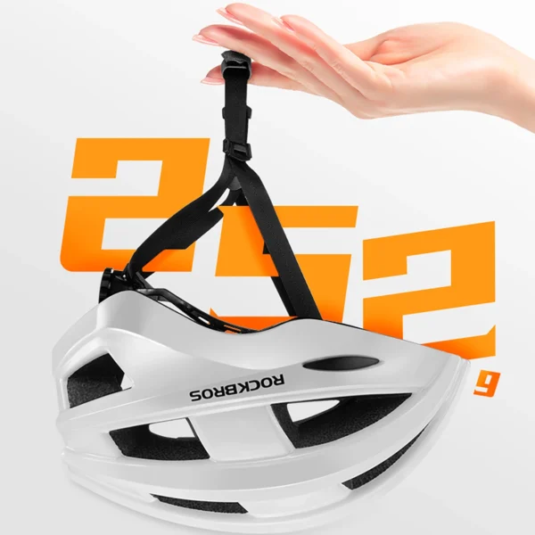 Rockbros Bike Helmet with Built-in Light - Pinkeng