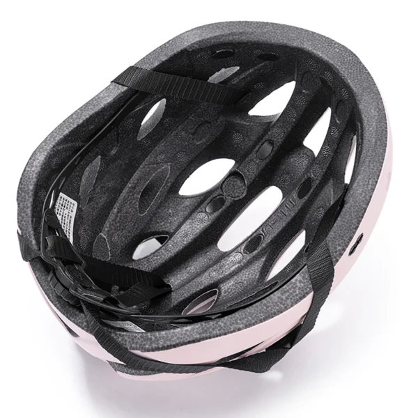 Rockbros Bike Helmet with Visor, Detachable UV Goggles, Detachable Visor, Unisex - Pinkeng