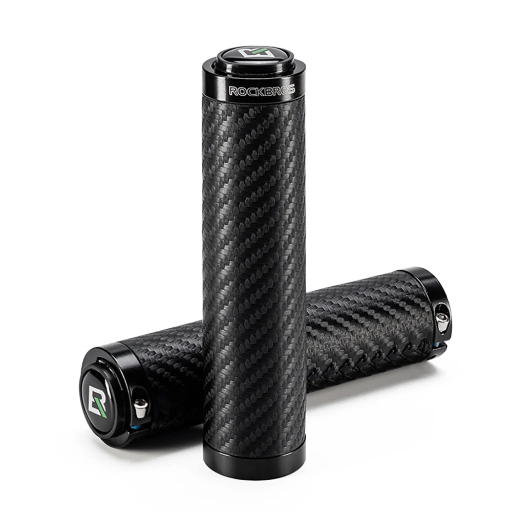 Rockbros Bike Grips Twisted Straight Anti-Slip Grips - Blackeng