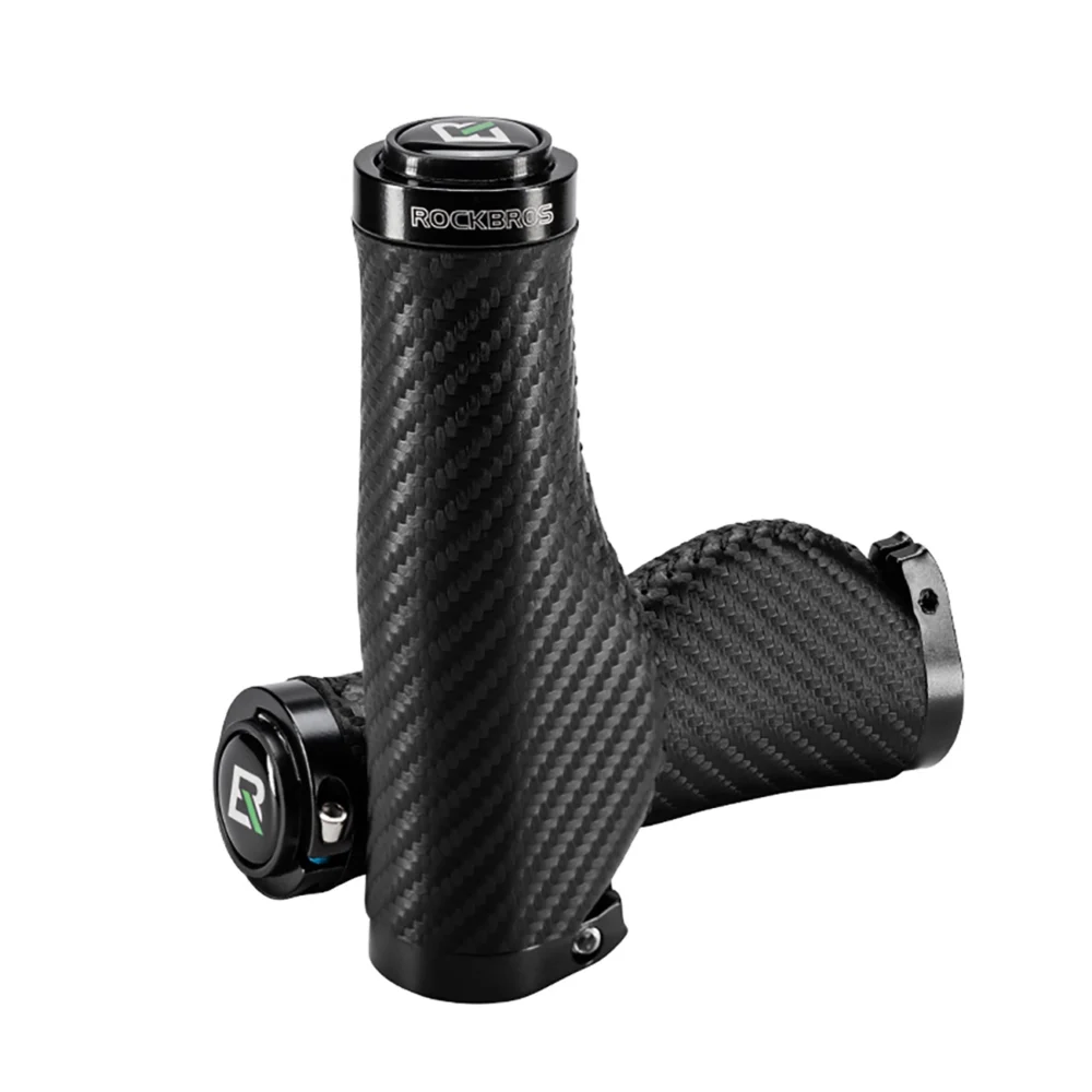 Rockbros Bike Grips Twisted Ergonomic Anti-Slip Grips - Blackeng