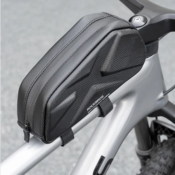 Rockbros Bike Bag, Rigid, Frame, Top Tube, 1.4l - Blackeng