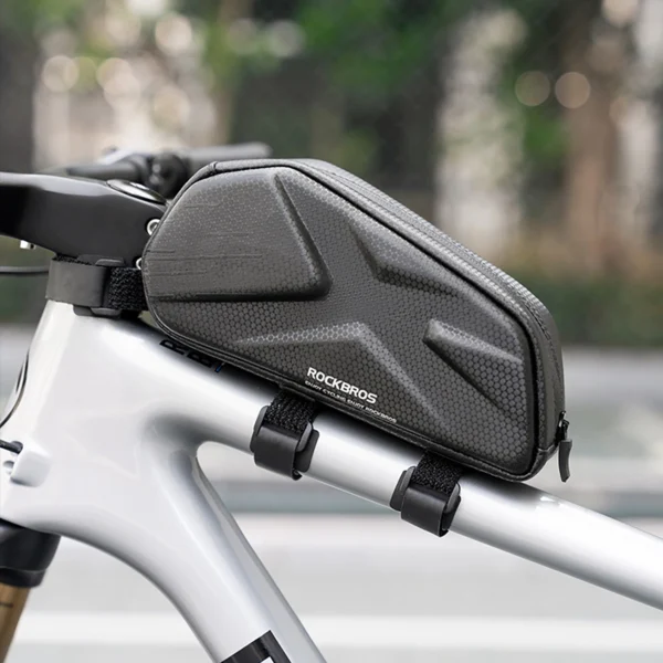 Rockbros Bike Bag, Rigid, Frame, Top Tube, 1.4l - Blackeng