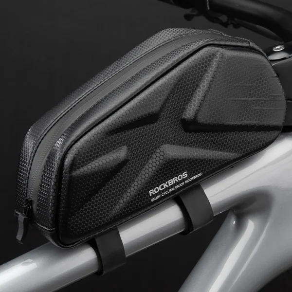 Rockbros Bike Bag, Rigid, Frame, Top Tube, 1.4l - Blackeng