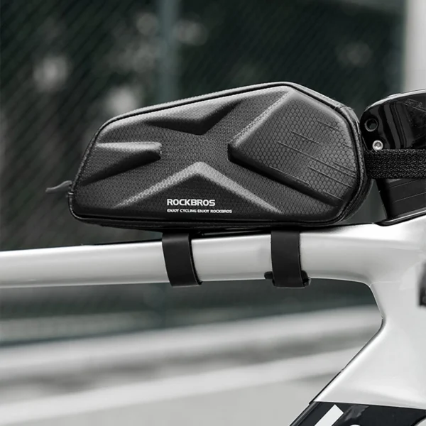 Rockbros Bike Bag, Rigid, Frame, Top Tube, 1.4l - Blackeng