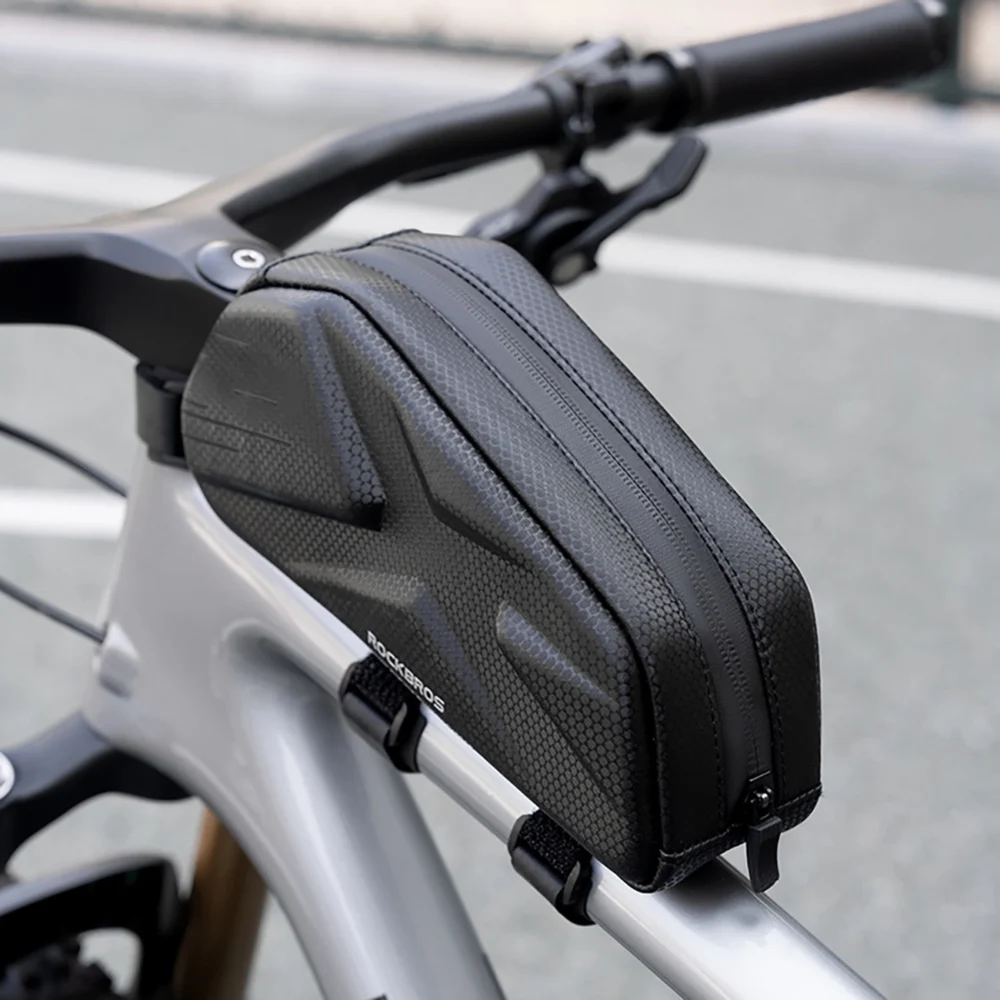 Rockbros Bike Bag, Rigid, Frame, Top Tube, 1.4l - Blackeng