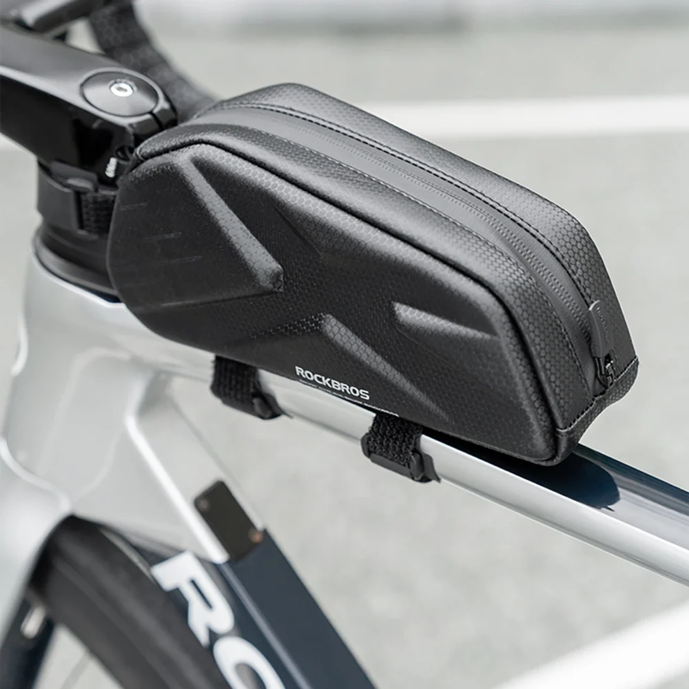 Rockbros Bike Bag, Rigid, Frame, Top Tube, 1.4l - Blackeng