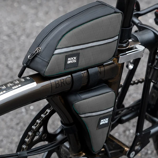 Rockbros Triangle Bike Frame Bag 0.8l - Browneng