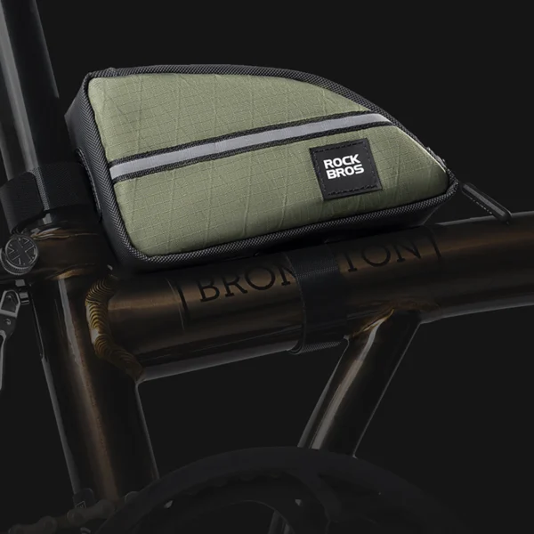 Rockbros Triangle Bike Frame Bag 0.8l - Browneng