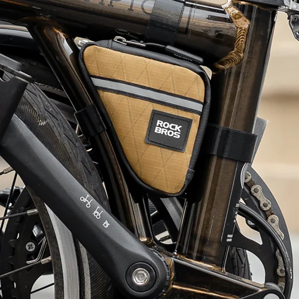 Rockbros Triangle Bike Frame Bag 0.25L - Browneng