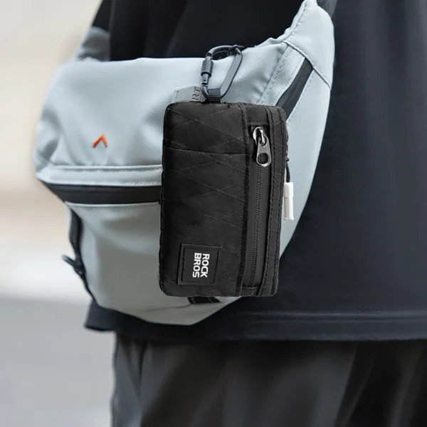 Rockbros Travel Wallet with Carabiner - Blackeng