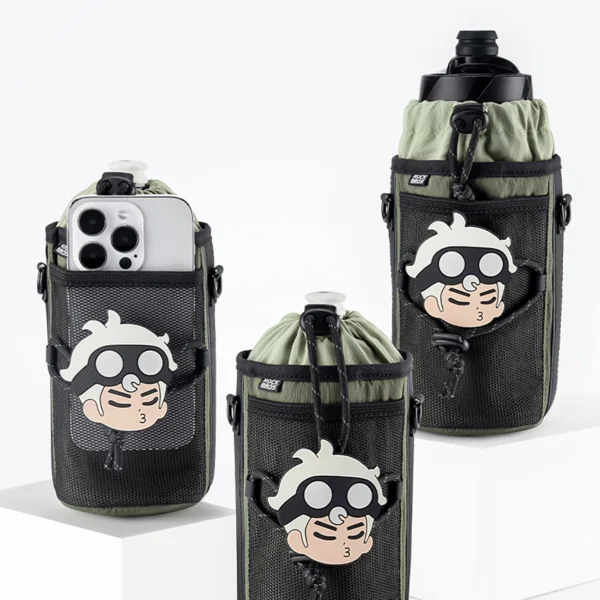 Rockbros Travel Bottle Bag with Shoulder Strap 1l - Greeneng