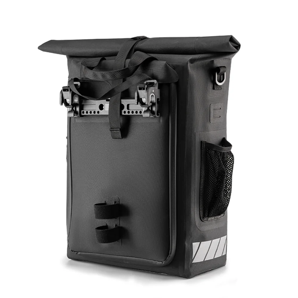 Rockbros Bike Bag with Backpack Function, Waterproof, with Helmet Attachment 18l - Blackeng
