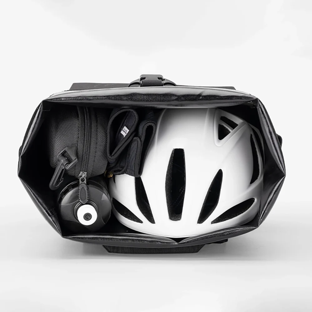 Rockbros Bike Bag with Backpack Function, Waterproof, with Helmet Attachment 18l - Blackeng