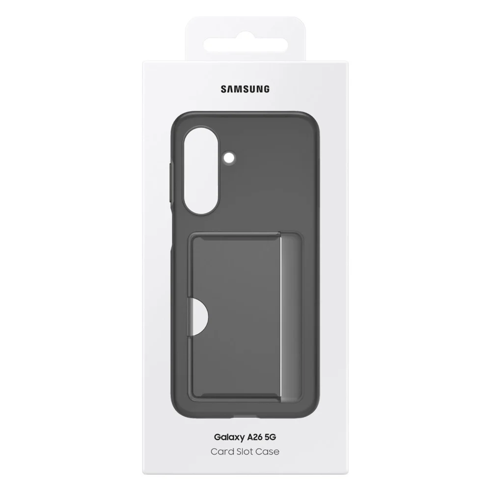 Samsung Card Slot Case EF-OA266TBEGWW with Card Slot for Samsung Galaxy A26 5G - Blackeng
