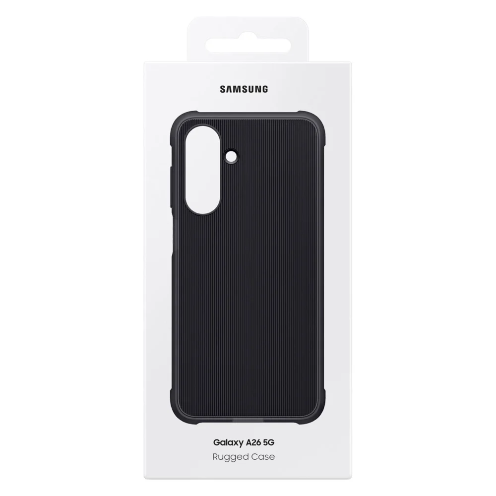 Samsung Rugged Silicone Case EF-RA266CBEGWW for Samsung Galaxy A26 5G - Blackeng