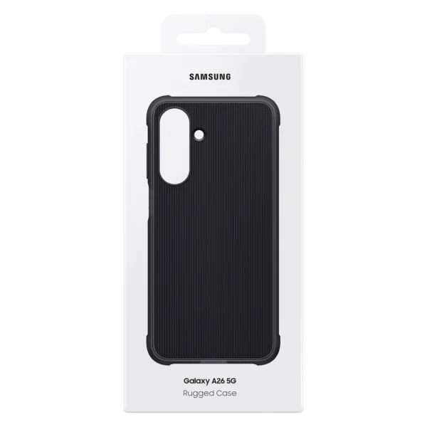 Samsung Rugged Silicone Case EF-RA266CBEGWW for Samsung Galaxy A26 5G - Blackeng