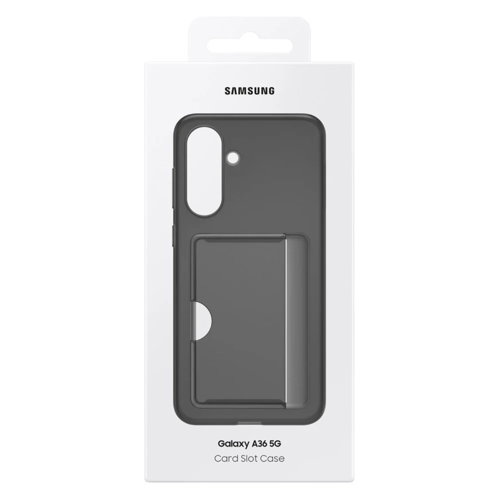 Samsung Card Slot Case EF-OA366TBEGWW with Card Slot for Samsung Galaxy A36 5G - Blackeng