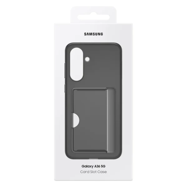 Samsung Card Slot Case EF-OA366TBEGWW with Card Slot for Samsung Galaxy A36 5G - Blackeng