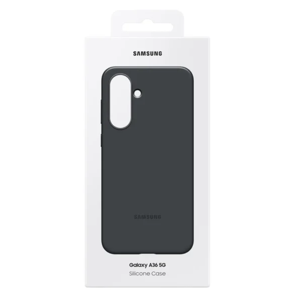 Samsung Silicone Case EF-PA366CBEGWW for Samsung Galaxy A36 5G - blackeng
