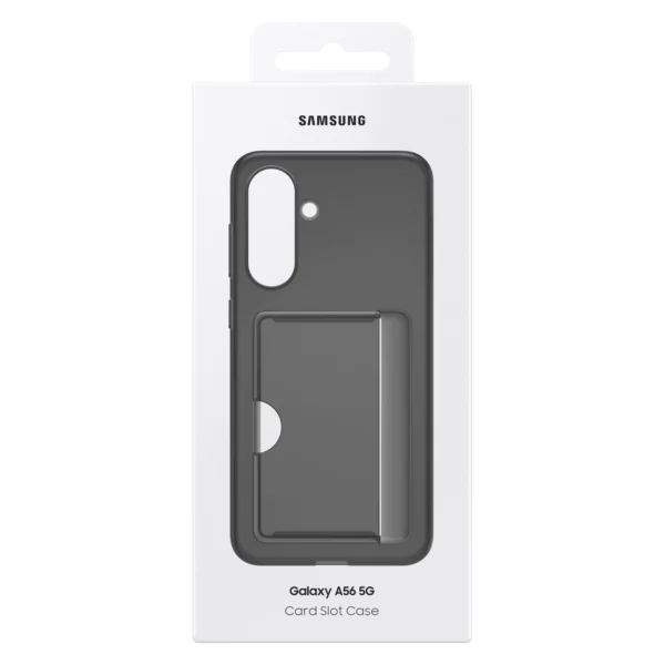 Samsung Card Slot Case EF-OA566TBEGWW with card pocket for Samsung Galaxy A56 5G - blackeng