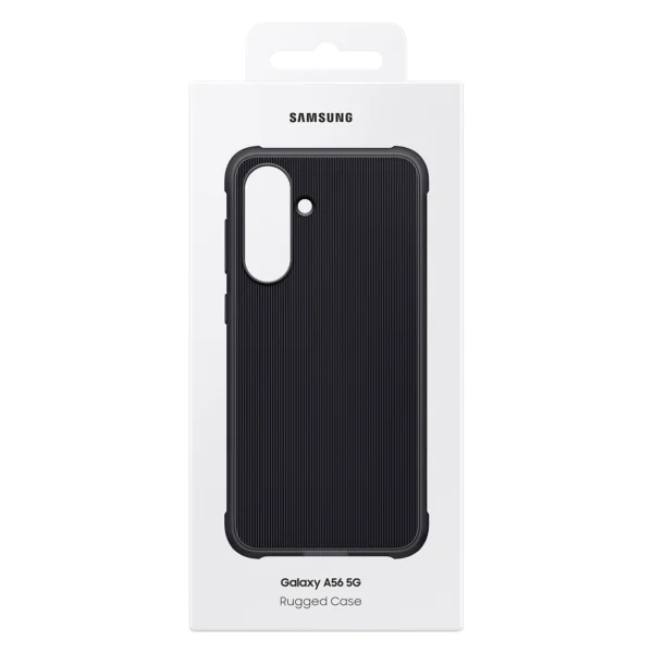 Samsung Rugged Silicone Case EF-RA566CBEGWW for Samsung Galaxy A56 5G - Blackeng