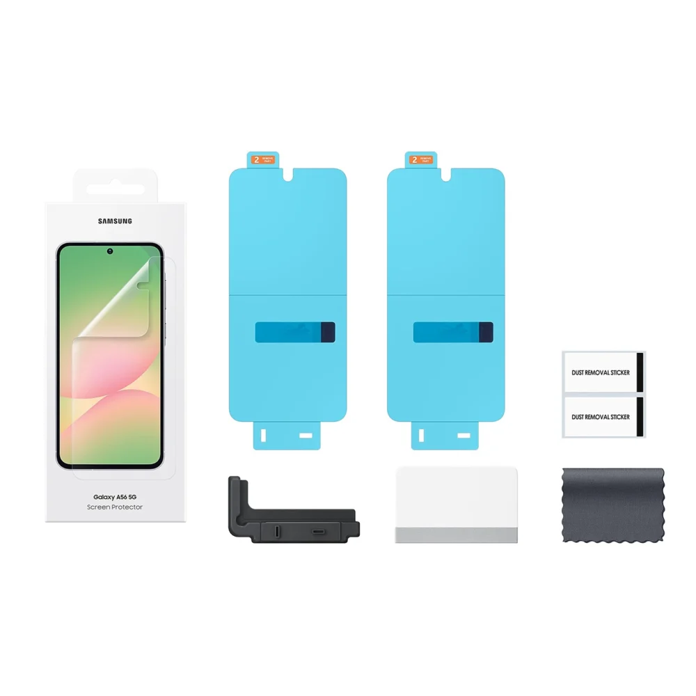 Samsung Screen Protector EF-UA566CTEGWW protective film for the Samsung Galaxy A56 5G screeneng