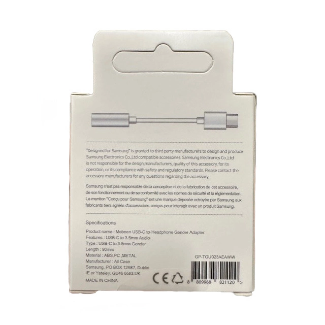 Samsung GP-TGU023AE DAC USB-C to 3.5mm mini jack adapter - whiteeng