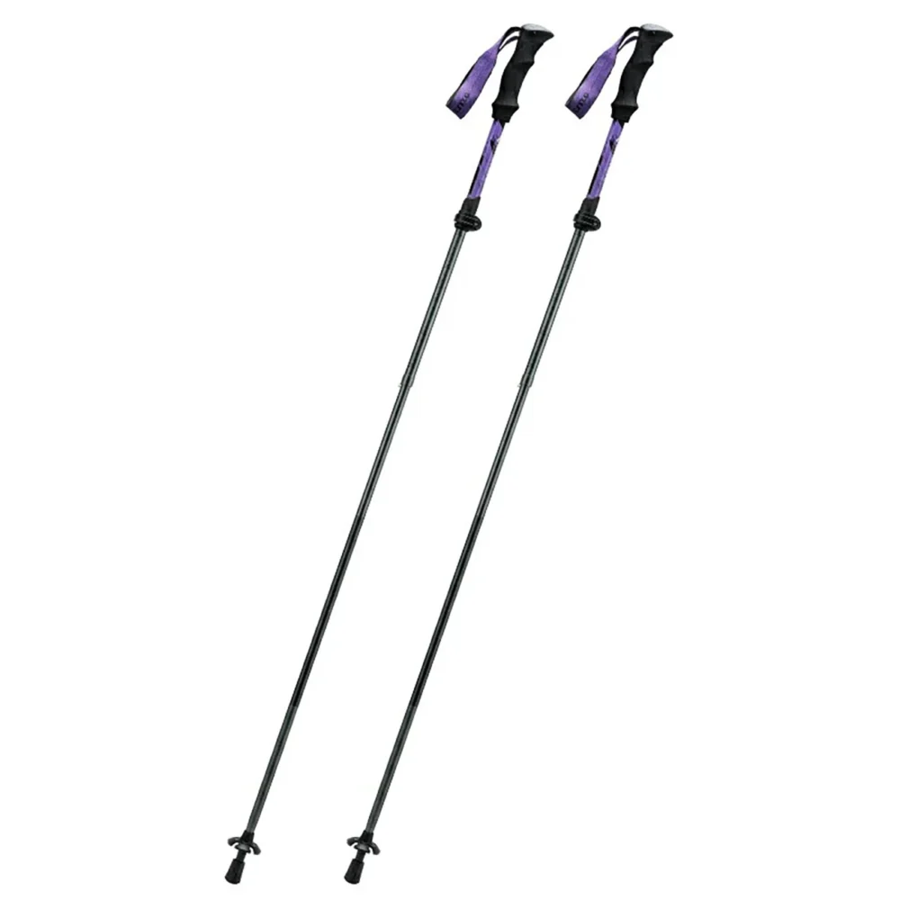 Qunature Nordic Walking Trekking Pole Aluminum 110 - 130 cm 1 pc. - Purpleeng