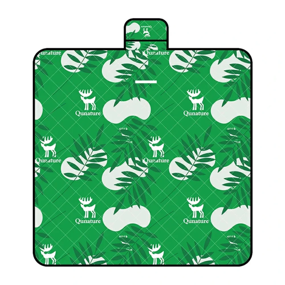 Qunature picnic mat waterproof camping blanket 2 x 2 m - greeneng