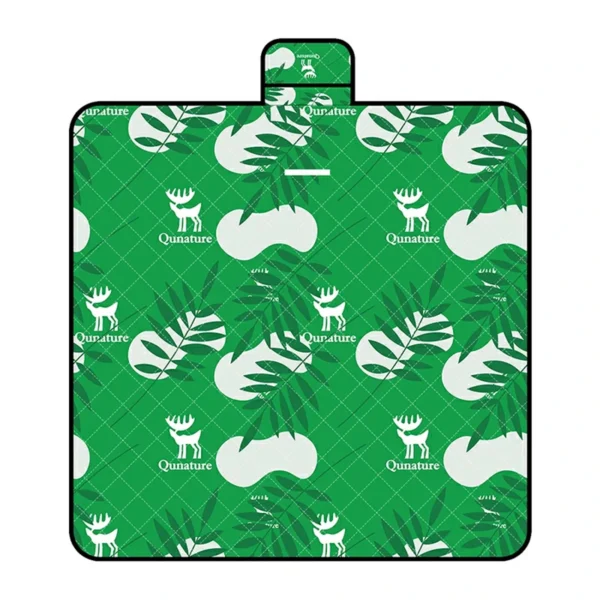 Qunature picnic mat waterproof camping blanket 2 x 2 m - greeneng