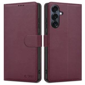 Tech-Protect Wallet Case for Samsung Galaxy A16 4G / 5G - Burgundyeng