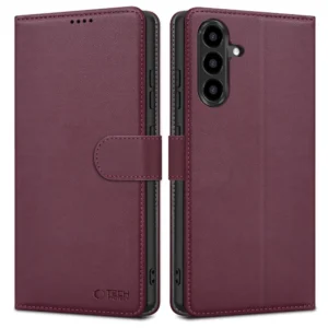 Tech-Protect Wallet Case for Samsung Galaxy A56 5G - Burgundyeng