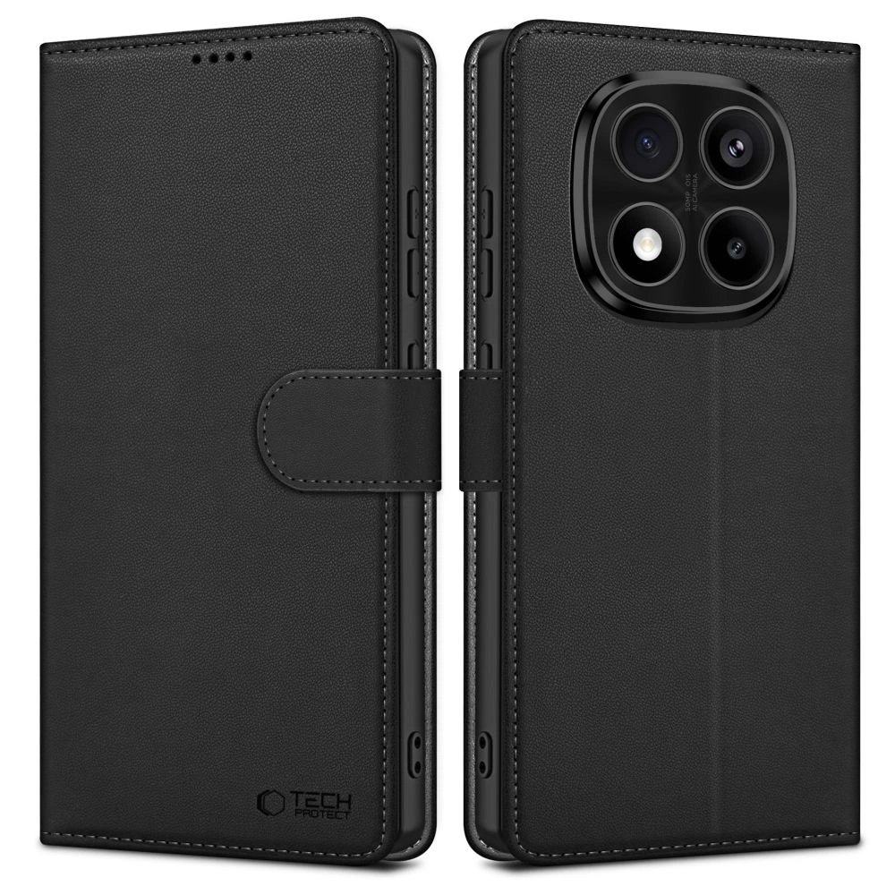 Tech-Protect Wallet Case for Xiaomi Redmi Note 14 Pro 5G / 14 Pro+ 5G / Poco X7 5G - Burgundyeng