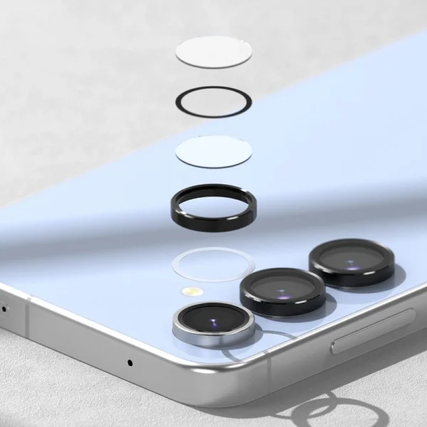 Ringke Camera Frame Protector 2-pack for Samsung Galaxy S24 FE - Blackeng
