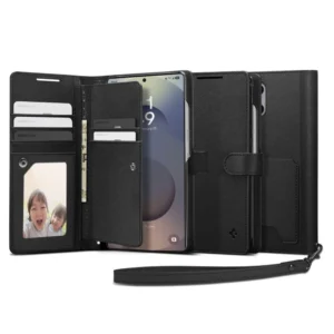 Spigen Wallet "S" Case for Samsung Galaxy S25 Ultra - Blackeng