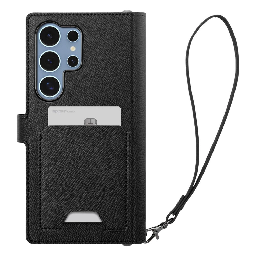 Spigen Wallet "S" Case for Samsung Galaxy S25 Ultra - Blackeng