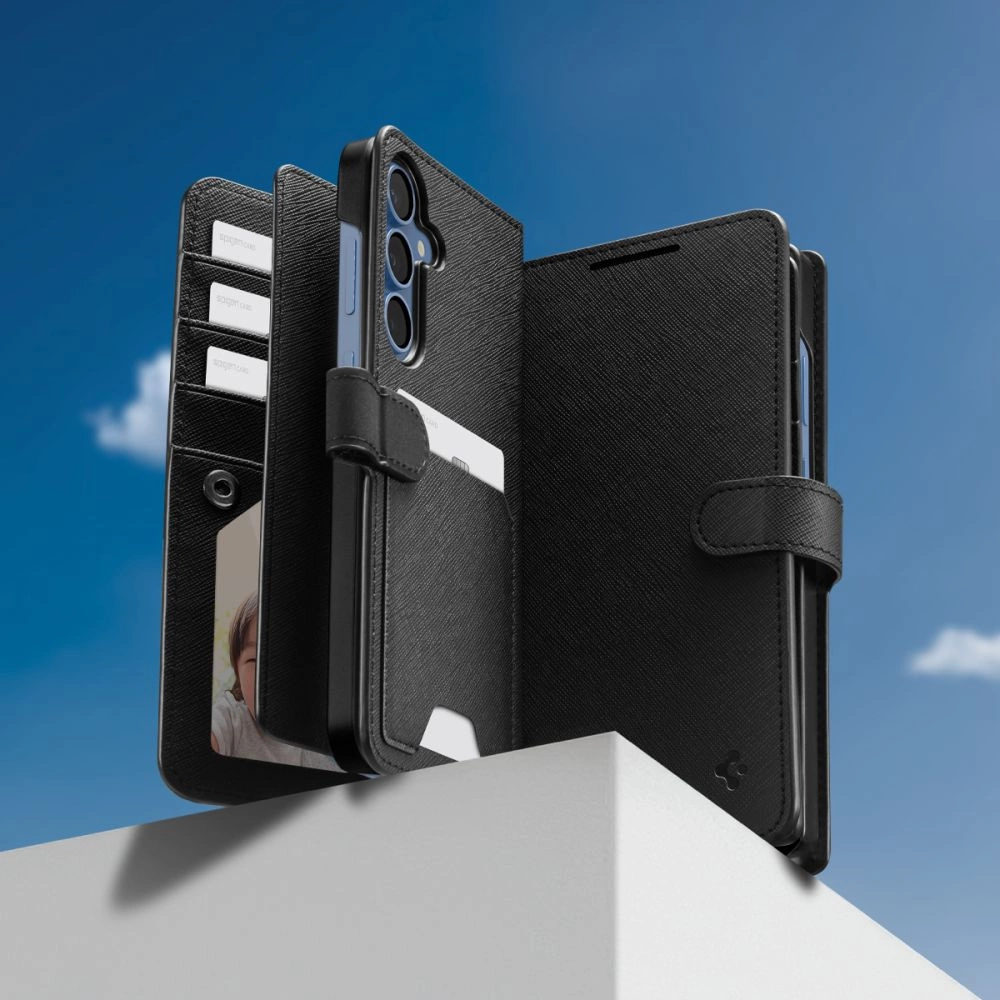 Spigen Wallet "S" Case for Samsung Galaxy S25+ - Blackeng