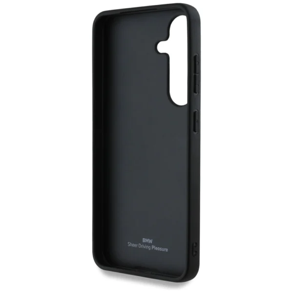 BMW Leather Big Wordmark Case for Samsung Galaxy S25 - Blackeng