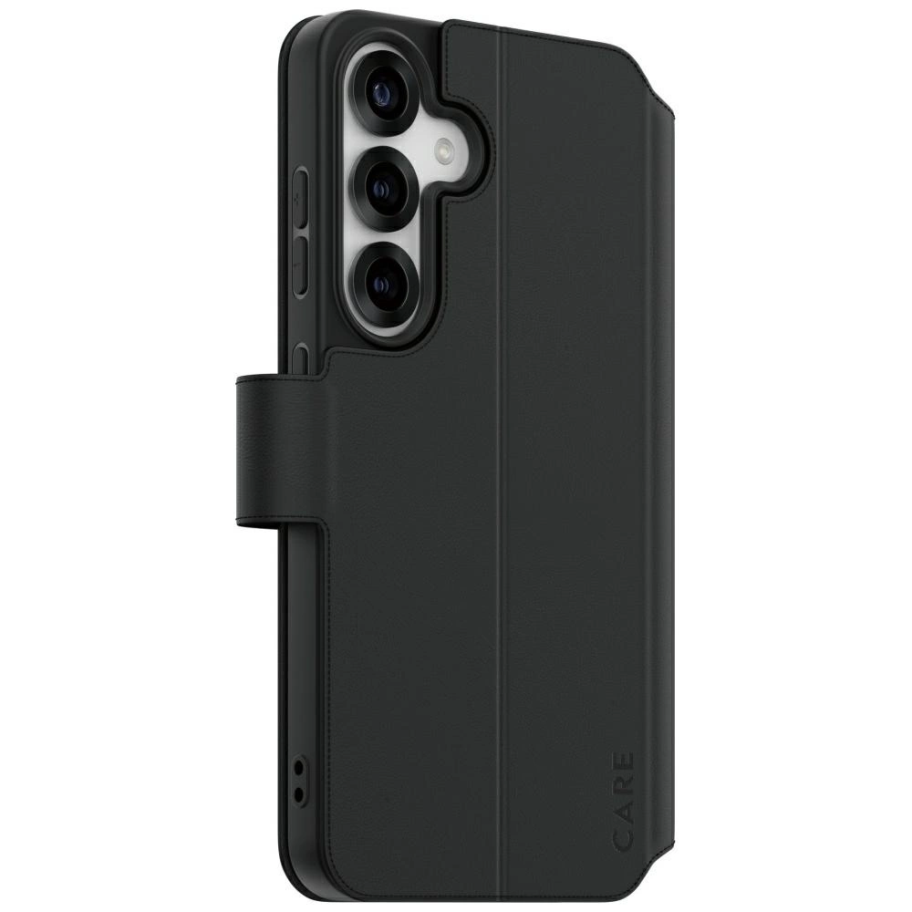 CARE by PanzerGlass Feature Wallet Kickstand Case for Samsung Galaxy S25 - Blackeng