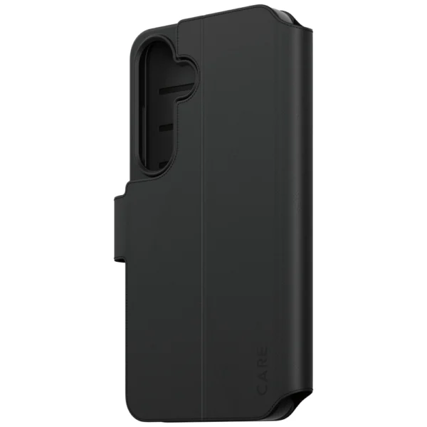 CARE by PanzerGlass Feature Wallet Kickstand Case for Samsung Galaxy S25 - Blackeng