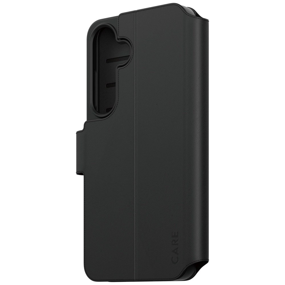 CARE by PanzerGlass Feature Wallet Kickstand Case for Samsung Galaxy S25 - Blackeng