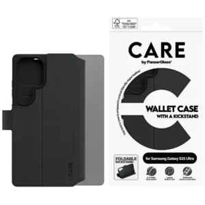 CARE by PanzerGlass Feature Wallet Kickstand Case for Samsung Galaxy S25 Ultra - Blackeng