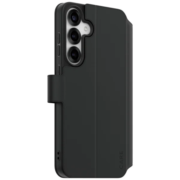 CARE by PanzerGlass Feature Wallet Kickstand Case for Samsung Galaxy S25+ - Blackeng