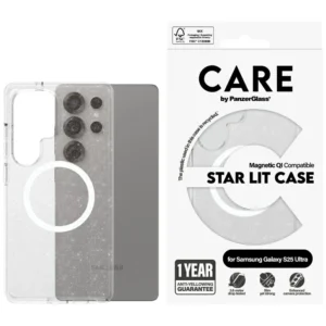 CARE by PanzerGlass Flagship Urban Combat StarLight White QI Case for Samsung Galaxy S25 Ultra - Transparenteng