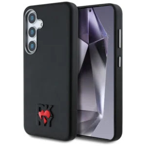 DKNY Leather Heart of NY Case for Samsung Galaxy S25 - Blackeng