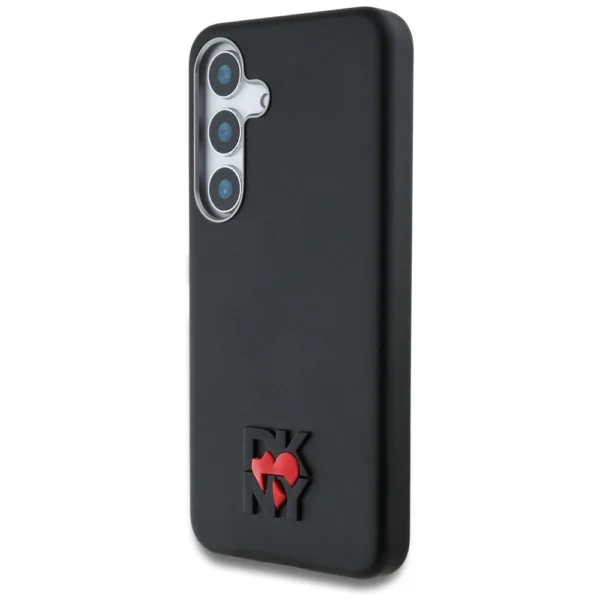 DKNY Leather Heart of NY Case for Samsung Galaxy S25 - Blackeng