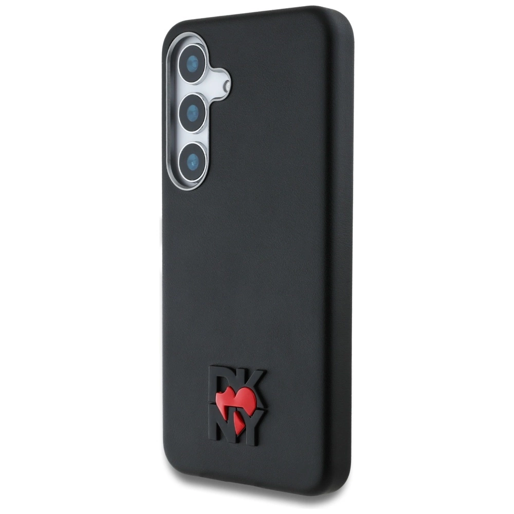 DKNY Leather Heart of NY Case for Samsung Galaxy S25 - Blackeng
