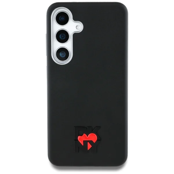 DKNY Leather Heart of NY Case for Samsung Galaxy S25 - Blackeng